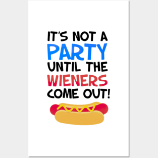 Hot Dog Party Posters and Art